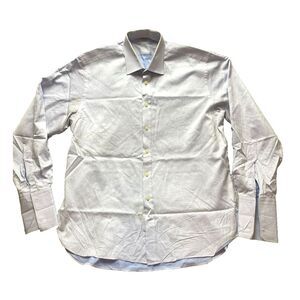 Charles Tyrwhitt Shirt Adult 16.5/36 2XL Pale Blue Button Up‎ Casual Dress Mens